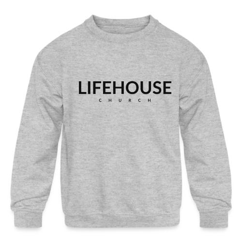 Lifehouse Logo - Kids' Crewneck Sweatshirt