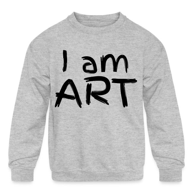 I am ART (black ink)