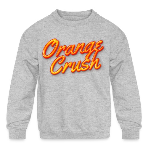 Orange Crush - Kids' Crewneck Sweatshirt