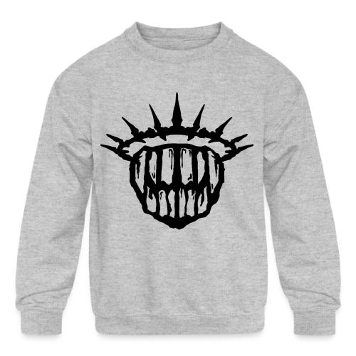 Teeth Of The Divine Sigil BLACK - Kids' Crewneck Sweatshirt