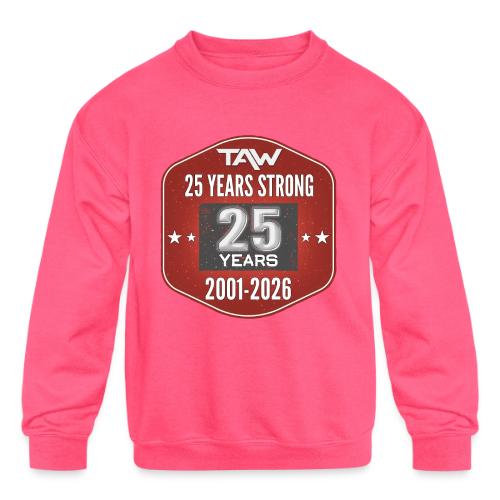25 YRS - Kids' Crewneck Sweatshirt