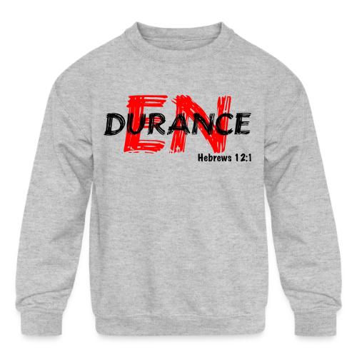 Run with Endurance - Kids' Crewneck Sweatshirt