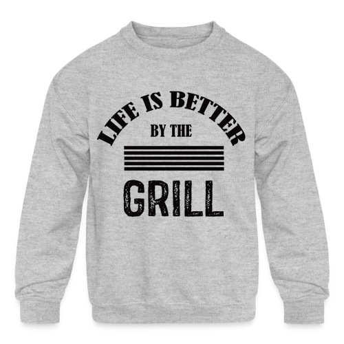 3 Grill - Kids' Crewneck Sweatshirt