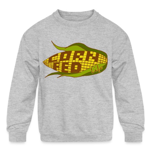 Corn Fed Logo - Kids' Crewneck Sweatshirt