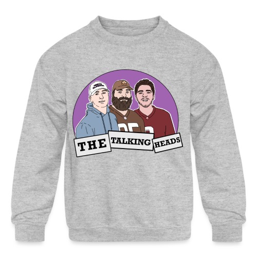 The Trio - Purple - Kids' Crewneck Sweatshirt