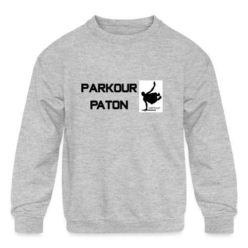 Parkour Paton Design 1 - Kids' Crewneck Sweatshirt