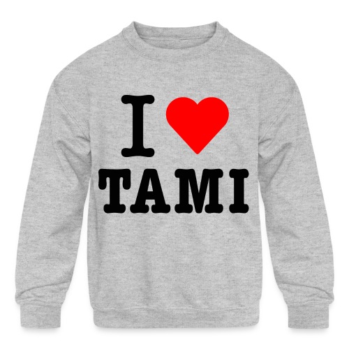 I <3 NY - TAMI - Kids' Crewneck Sweatshirt