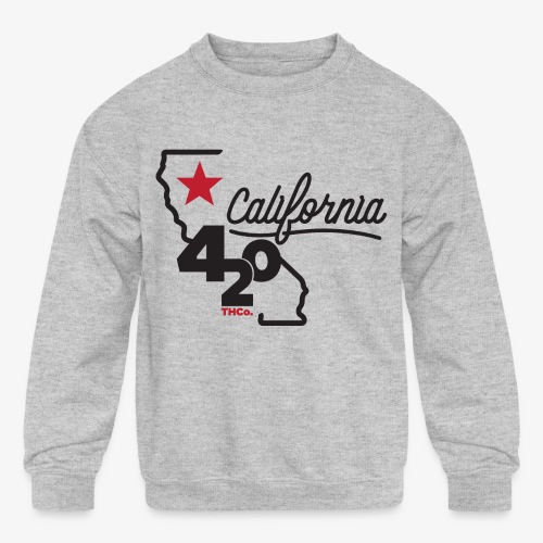 California 420 - Kids' Crewneck Sweatshirt