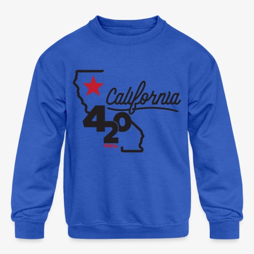 California 420 - Kids' Crewneck Sweatshirt