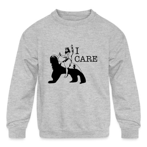 I care - Kids' Crewneck Sweatshirt