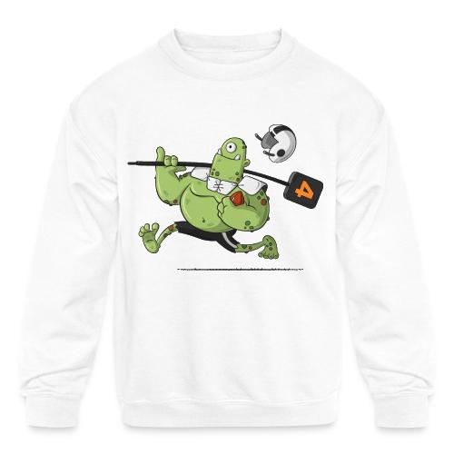 Tuddy the Troll - Kids' Crewneck Sweatshirt