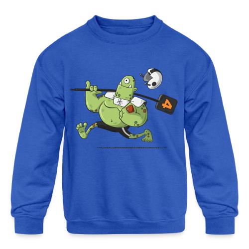 Tuddy the Troll - Kids' Crewneck Sweatshirt