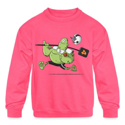 Tuddy the Troll - Kids' Crewneck Sweatshirt
