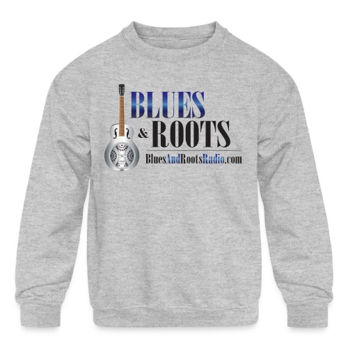 Blues & Roots Radio Logo - Kids' Crewneck Sweatshirt