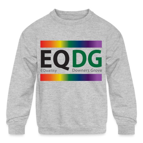 EQDG logo - Kids' Crewneck Sweatshirt