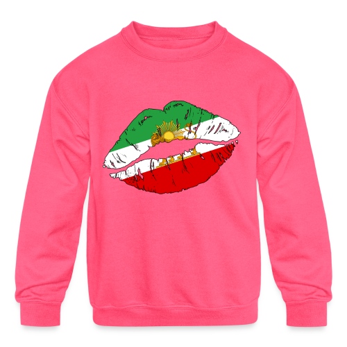 Persian lips - Kids' Crewneck Sweatshirt