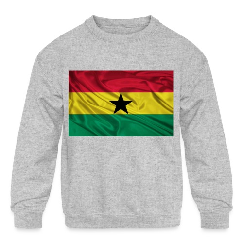 Ghana-Flag - Kids' Crewneck Sweatshirt