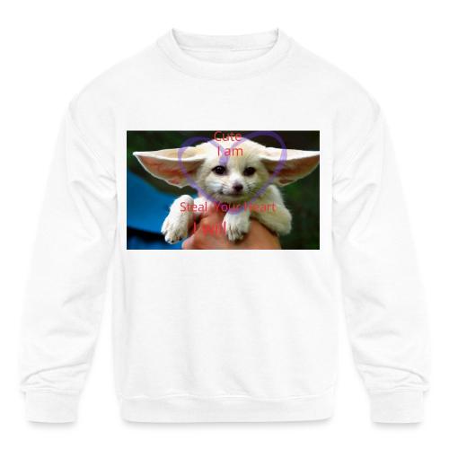 baby fox - Kids' Crewneck Sweatshirt