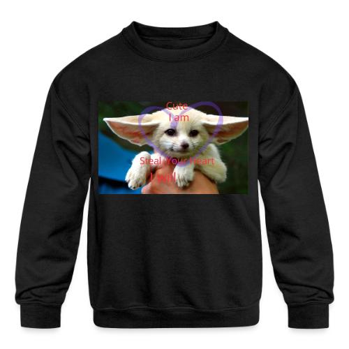 baby fox - Kids' Crewneck Sweatshirt