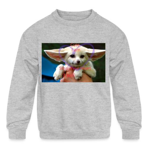 baby fox - Kids' Crewneck Sweatshirt