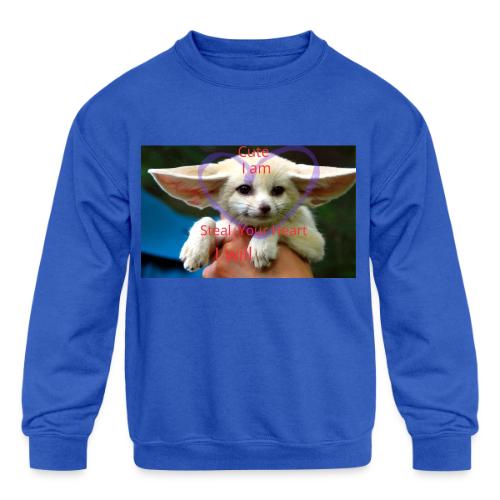 baby fox - Kids' Crewneck Sweatshirt