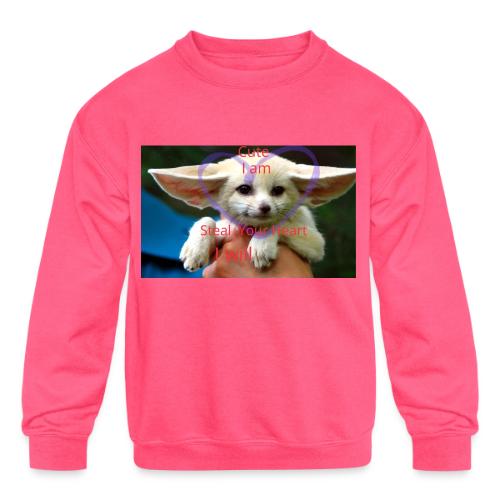 baby fox - Kids' Crewneck Sweatshirt