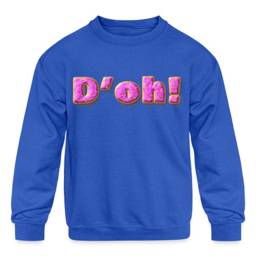 Homer Simpson D'oh! - Kids' Crewneck Sweatshirt