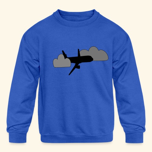 plane - Kids' Crewneck Sweatshirt