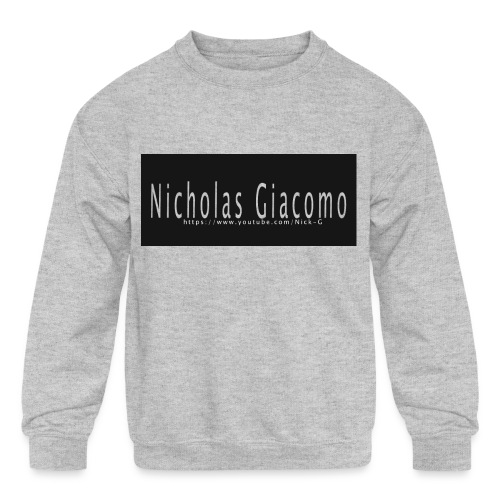 Nick_logo_shirt - Kids' Crewneck Sweatshirt