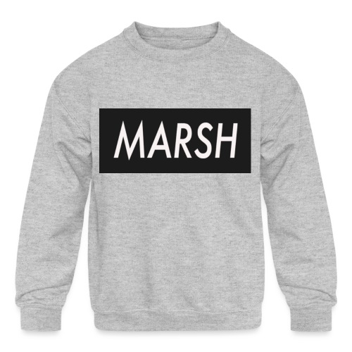 marsh apperal - Kids' Crewneck Sweatshirt
