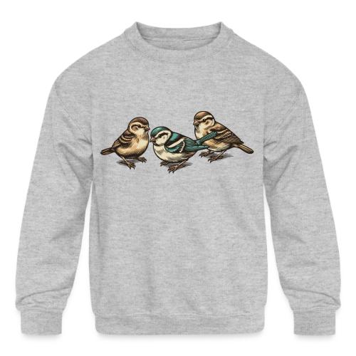 Three Little Birds - Kids' Crewneck Sweatshirt