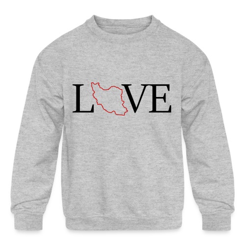 Love Iran 2 - Kids' Crewneck Sweatshirt