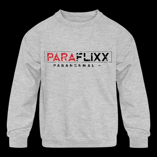 PARAFlixx Black Grunge - Kids' Crewneck Sweatshirt
