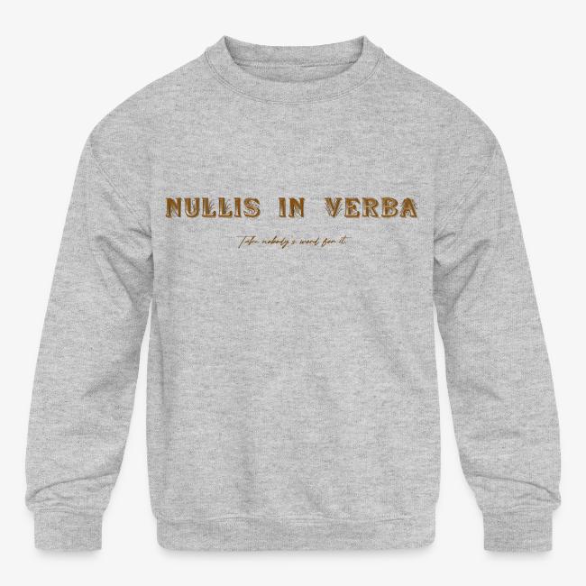 Nullis In Verba