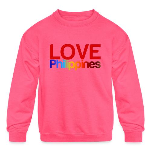 Love Philippines - Kids' Crewneck Sweatshirt
