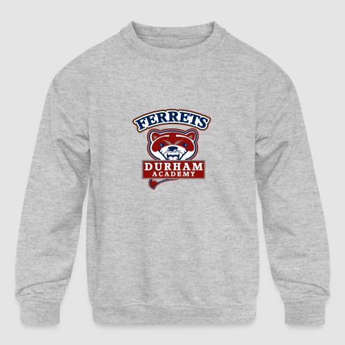 durham academy ferrets sport logo - Kids' Crewneck Sweatshirt