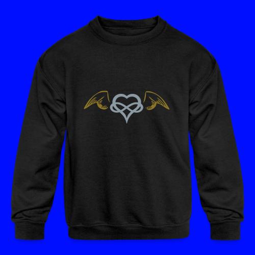 Solo Polyamory - Kids' Crewneck Sweatshirt