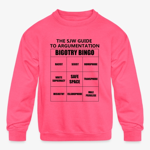Bingo black - Kids' Crewneck Sweatshirt