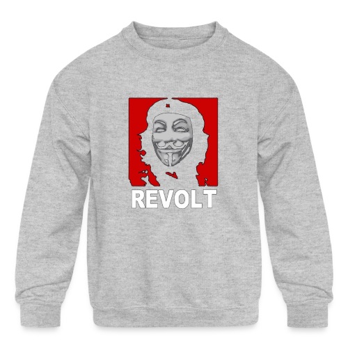 Anonymous Che Revolt Mugs & Drinkware - Kids' Crewneck Sweatshirt