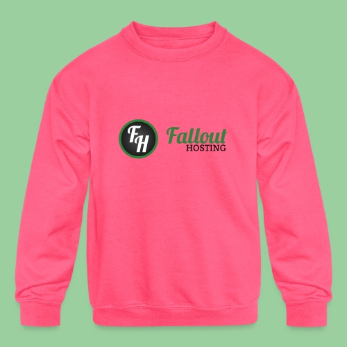Fallout Hosting Classic Logo - Kids' Crewneck Sweatshirt