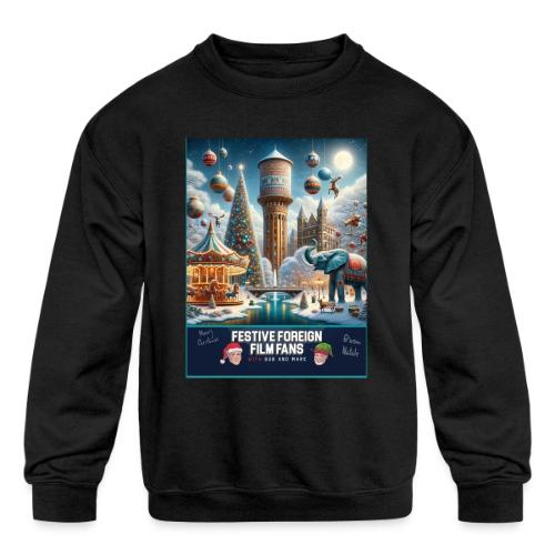 Merry-Go-Rounds, Elephants, and Christmas - Kids' Crewneck Sweatshirt