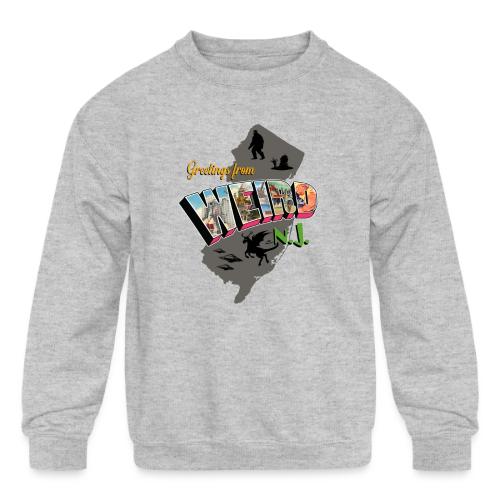 Greetings from WNJ - Kids' Crewneck Sweatshirt