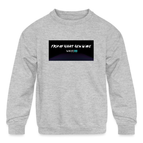 Friday Night New Wave - Kids' Crewneck Sweatshirt