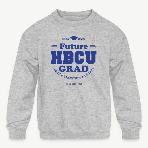 Future HBCU Grad Youth - Kids' Crewneck Sweatshirt