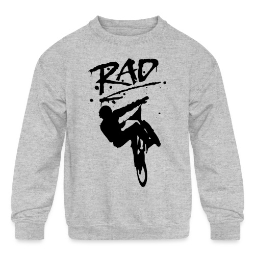 RAD BMX Bike Graffiti 80s Movie Radical Shirts - Kids' Crewneck Sweatshirt