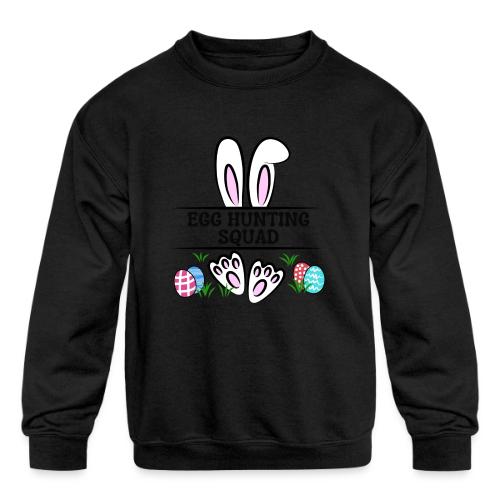 EGG HUNTING SQUAD - Kids' Crewneck Sweatshirt