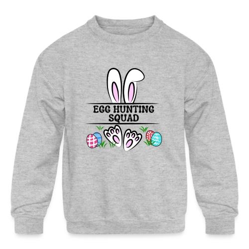 EGG HUNTING SQUAD - Kids' Crewneck Sweatshirt
