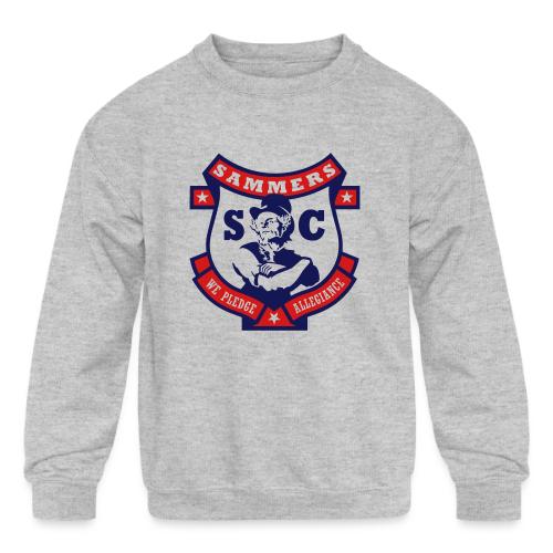 Sammers Logo EPS White - Kids' Crewneck Sweatshirt
