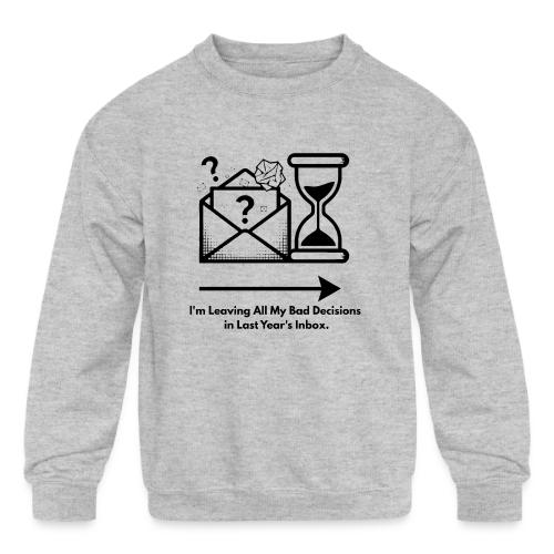 Last Year's Inbox T-Shirt - Kids' Crewneck Sweatshirt