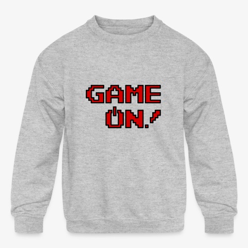 Game On.png - Kids' Crewneck Sweatshirt